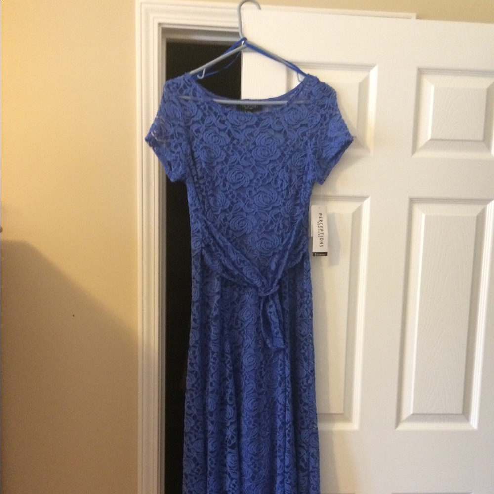 NWT Perceptions New York lace lined dress. Small